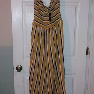 Floor length romper